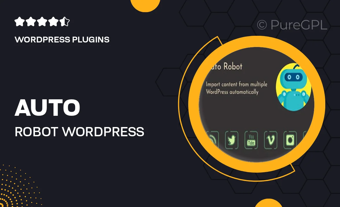 Auto Robot – WordPress Autoblogging Plugin