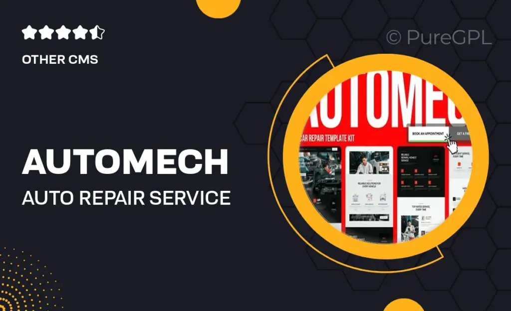 Automech – Auto Repair Service Elementor Template Kit 15 Automech – Auto Repair Service Elementor Template Kit