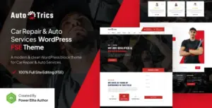 AutoTrics – Car Repair & Auto Service FSE WordPress Theme