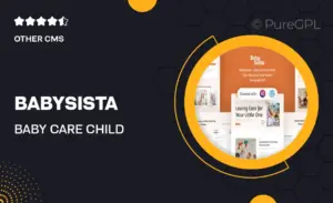 Babysista – Baby Care & Child Care Services Elementor Template Kit
