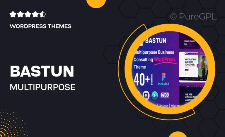 bastun multipurpose business wordpress theme