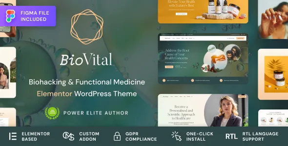 biovital functional medicine doctor wordpress theme 1