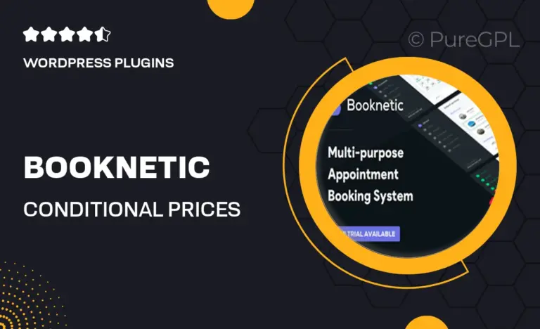 booknetic conditional prices
