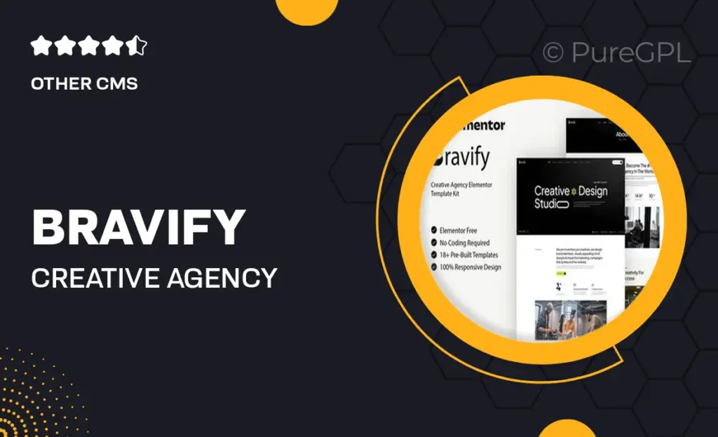 Bravify – Creative Agency Elementor Template Kit 48 Bravify – Creative Agency Elementor Template Kit