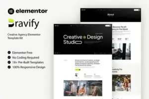 Bravify – Creative Agency Elementor Template Kit