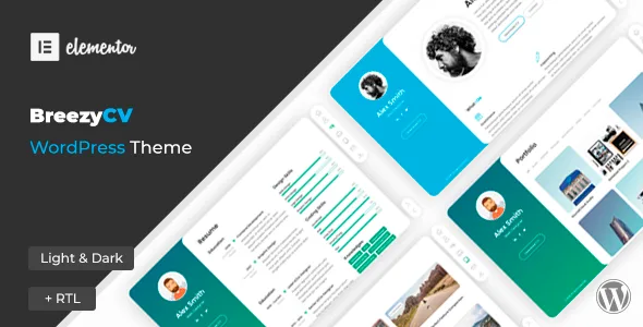 breezycv personal portfolio resume 1