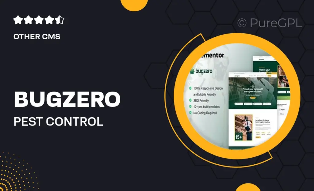 BugZero – Pest Control Service Elementor Pro Template Kit 29 BugZero – Pest Control Service Elementor Pro Template Kit