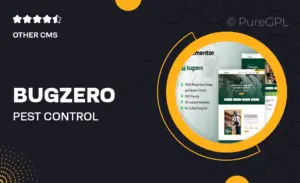 BugZero – Pest Control Service Elementor Pro Template Kit