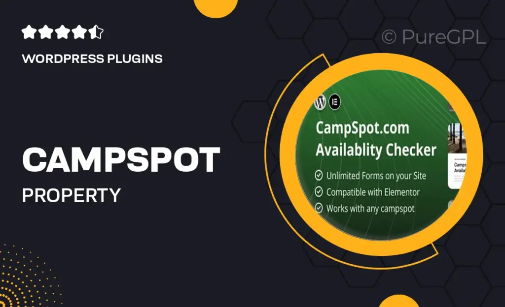 CampSpot Property Availability Checker (Forms) 34 CampSpot Property Availability Checker (Forms)