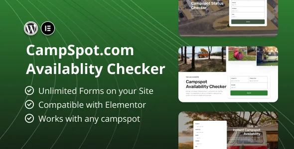 campspot property availability checker forms