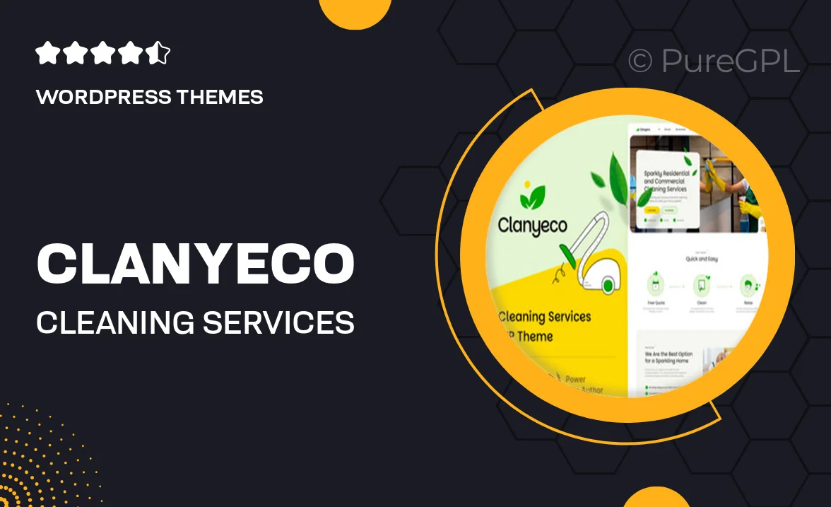 ClanyEco– Cleaning Services WordPress Theme