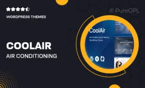 CoolAir – Air Conditioning & Heating HVAC WordPress Theme