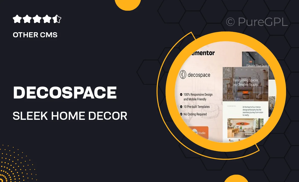 Decospace – Sleek Home Decor Elementor Template Kit