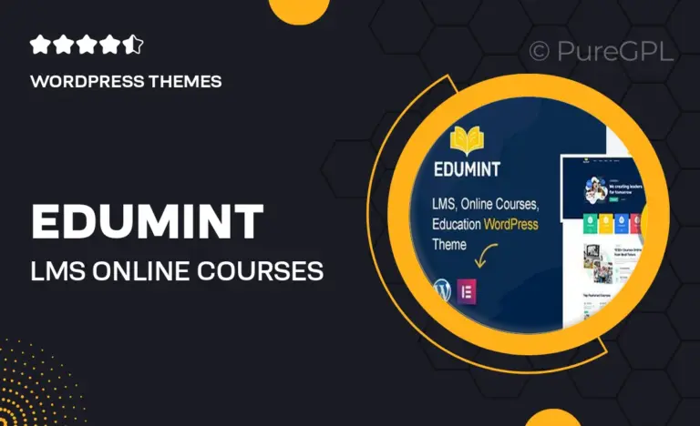 edumint lms online courses education wordpress theme
