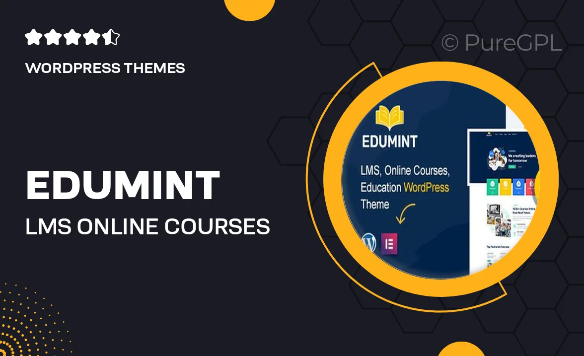 Edumint – LMS, Online Courses, Education WordPress Theme