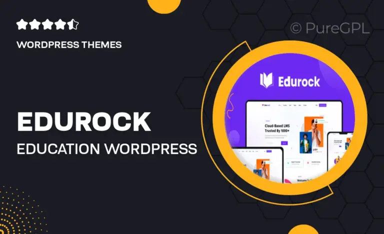 edurock education wordpress theme