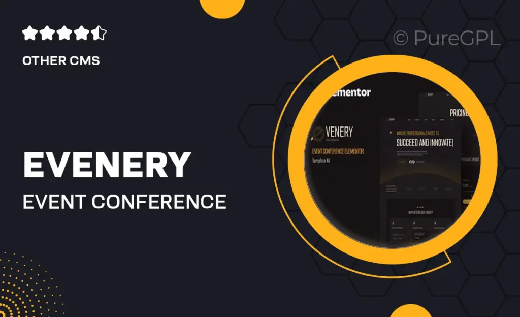 Evenery – Event Conference Elementor Template Kit 58 Evenery – Event Conference Elementor Template Kit