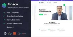 Finaco – Consulting & Business WordPress Theme