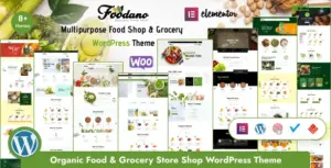 Foodano – Natural Food Shop & Grocery WordPress Theme