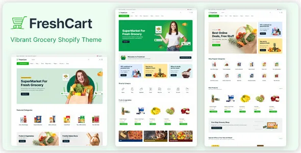freshcart grocery store shopify theme 1