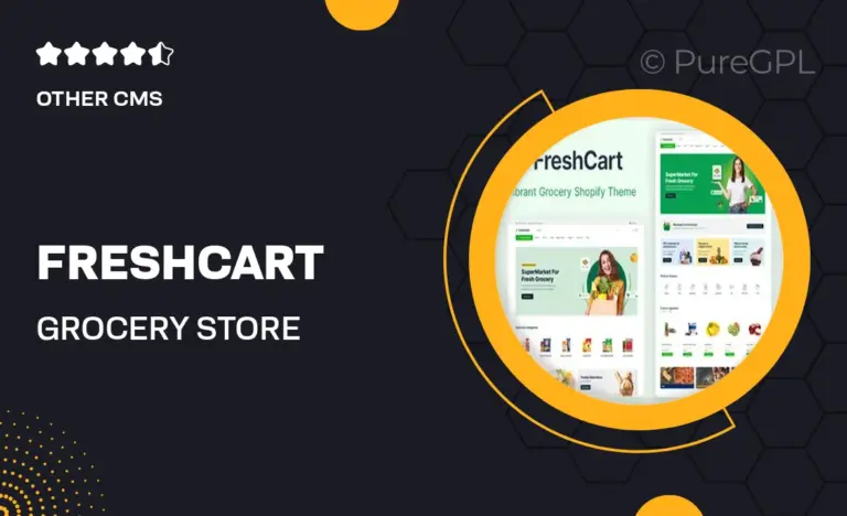 freshcart grocery store shopify theme