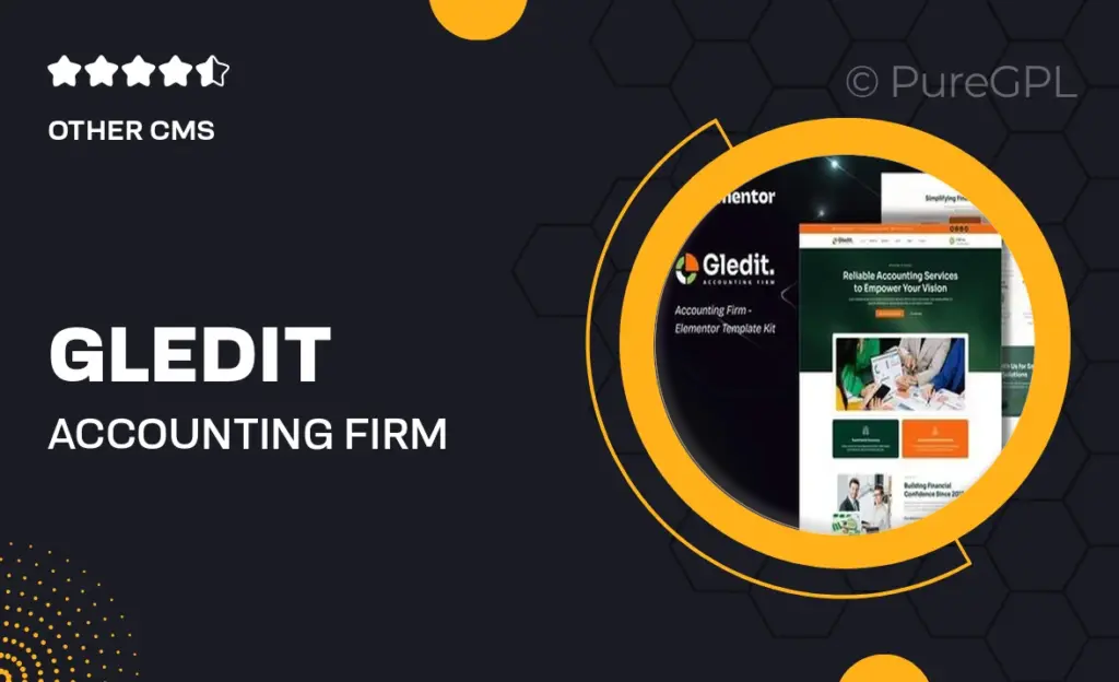 Gledit – Accounting Firm Elementor Template Kit 31 Gledit – Accounting Firm Elementor Template Kit
