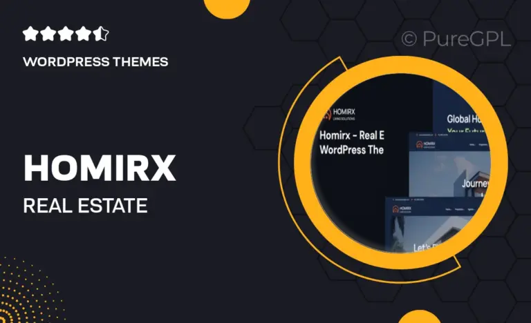 homirx real estate wordpress theme