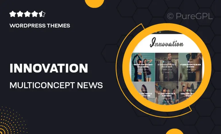 innovation multi concept news magazine blog theme