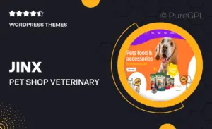 Jinx – Pet Shop & Veterinary WooCommerce Theme