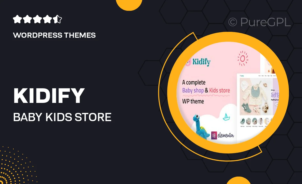 Kidify – Baby & Kids store eCommerce Woocommerce Theme