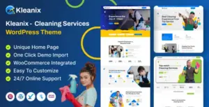 Kleanix – Cleaning Service WordPress Theme