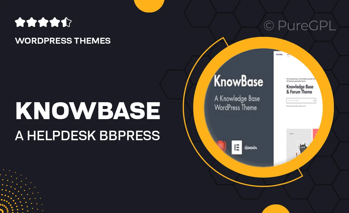 KnowBase – A Helpdesk & bbPress WordPress Theme