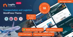 Logitic – Transportation & Logistics WordPress Theme
