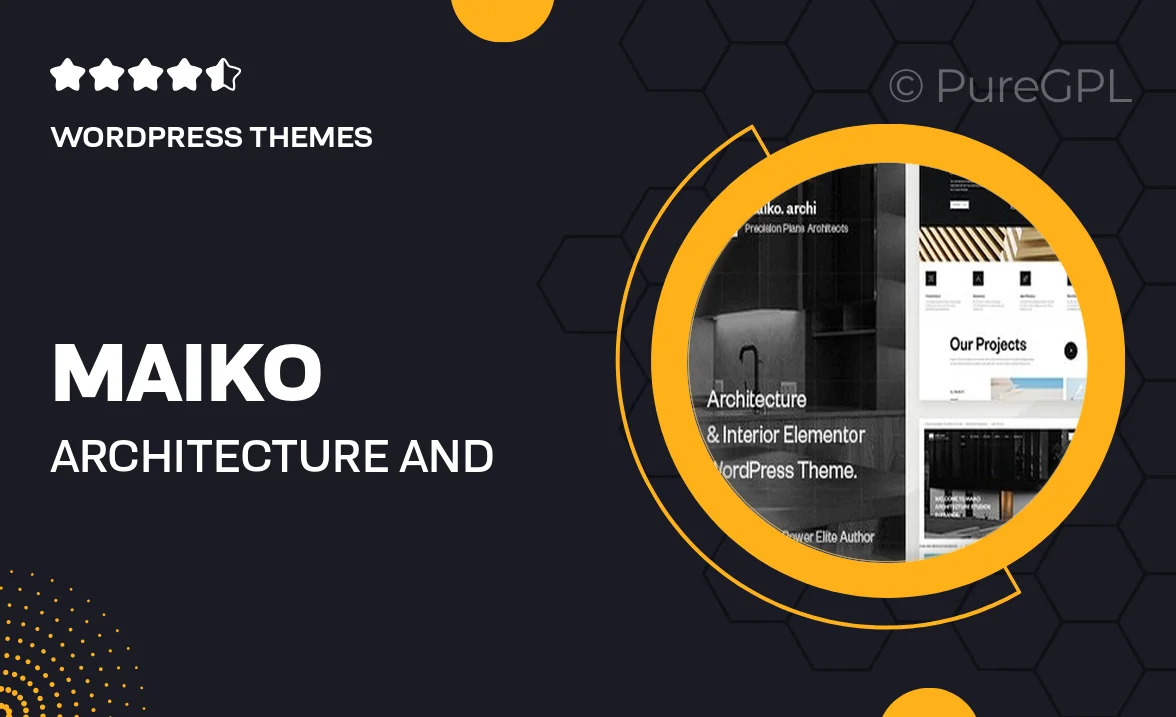 Maiko – Architecture and Interior Design WordPress Theme