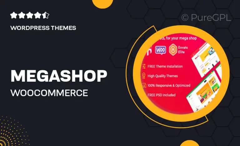 megashop woocommerce multi purpose responsive theme