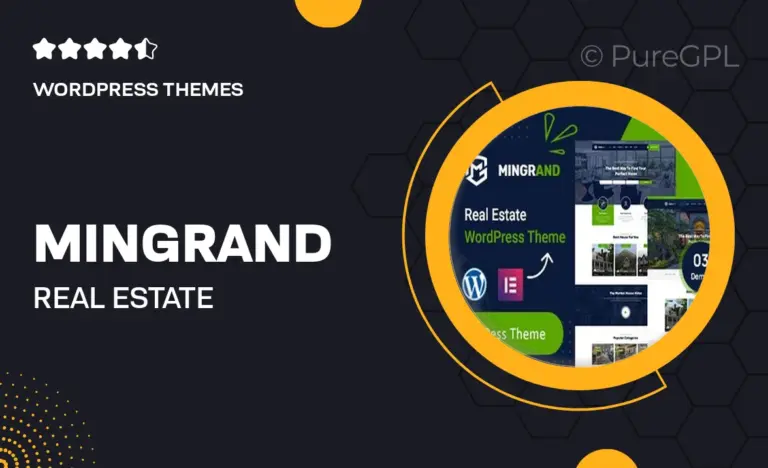 mingrand real estate wordpress theme