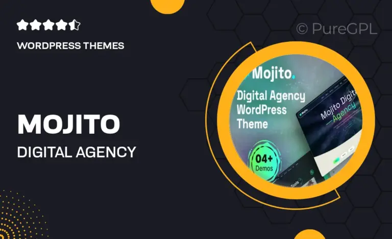 mojito digital agency wordpress theme