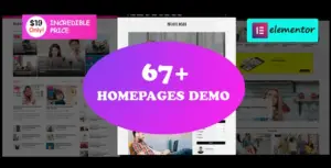 News24 – Elementor Blog Magazine
