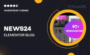 News24 – Elementor Blog Magazine