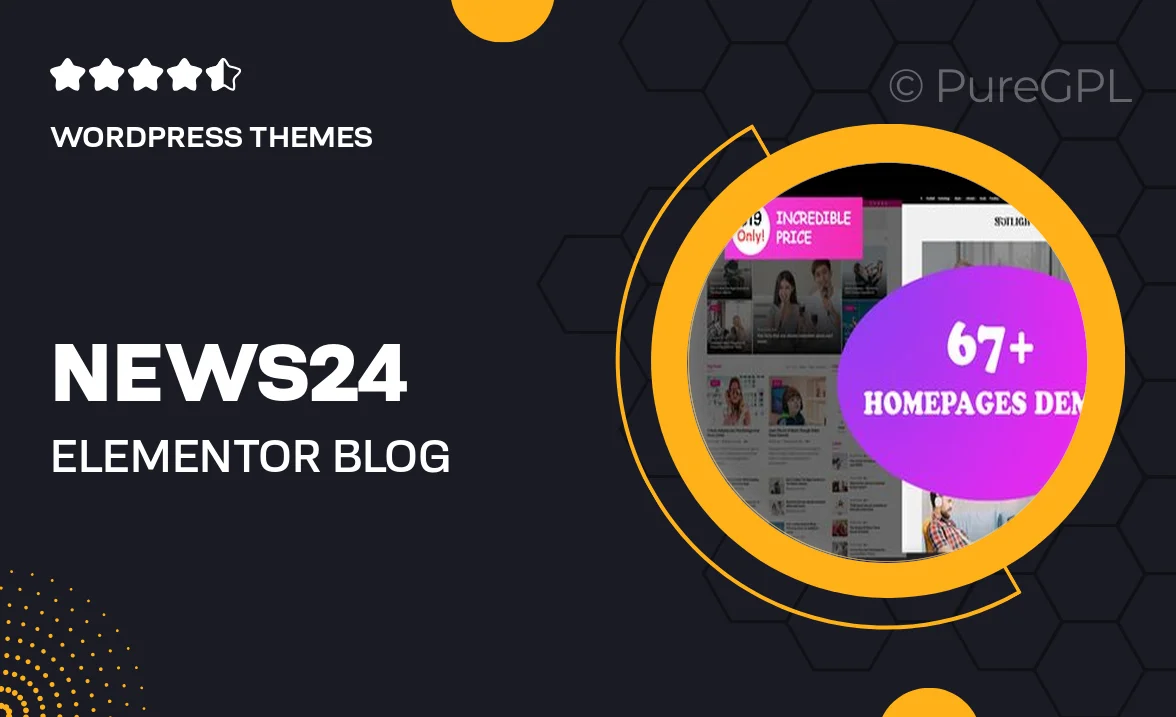 News24 – Elementor Blog Magazine