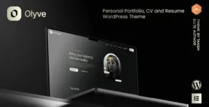 Olyve – Personal Portfolio WordPress Theme