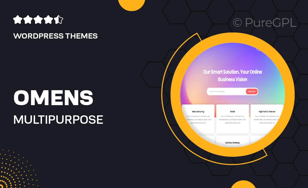 Omens – Multipurpose Creative WordPress Theme