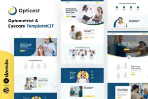 Opticest – Optometrist & Eyecare Elementor Template Kit