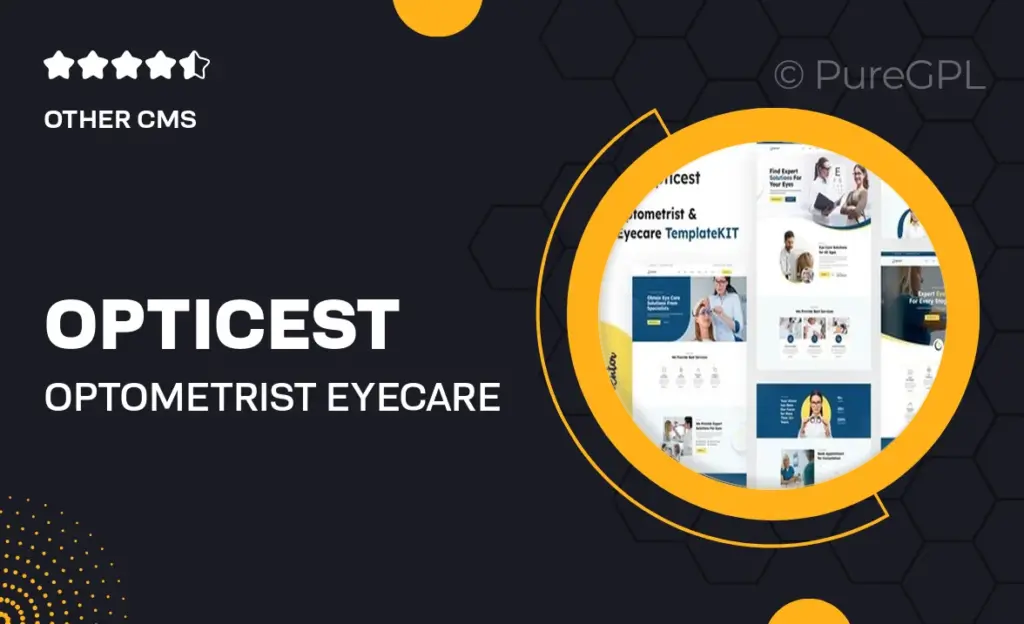 Opticest – Optometrist & Eyecare Elementor Template Kit 33 Opticest – Optometrist & Eyecare Elementor Template Kit