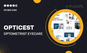 Opticest – Optometrist & Eyecare Elementor Template Kit