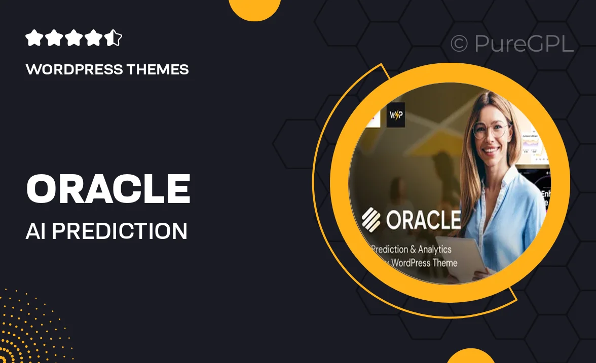 Oracle – AI Prediction & Analytics Agency WordPress Theme