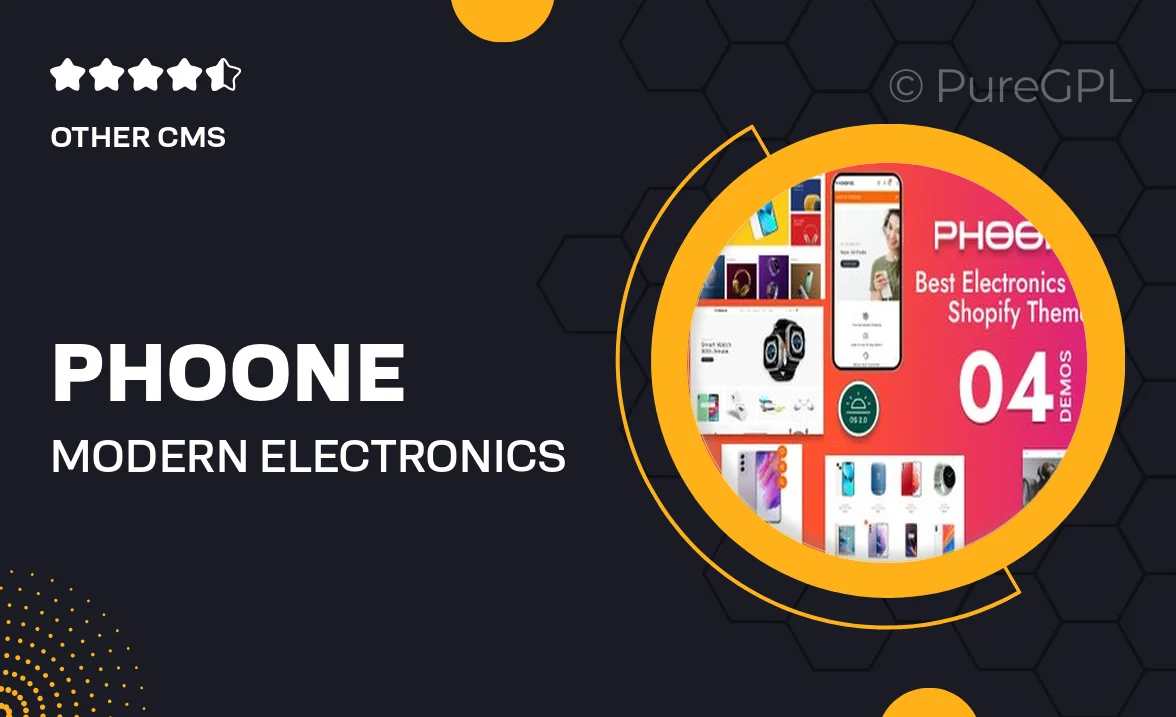 Phoone – Modern Electronics Store Shopify Theme OS 2.0