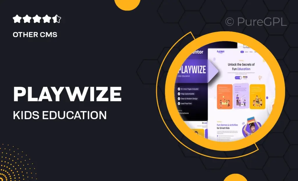Playwize – Kids Education Elementor Template Kit 23 Playwize – Kids Education Elementor Template Kit