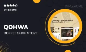 Qohwa – Coffee Shop & Store Ecommerce Elementor Pro Template Kit