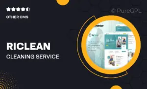 Riclean – Cleaning Service Company Elementor Template Kit